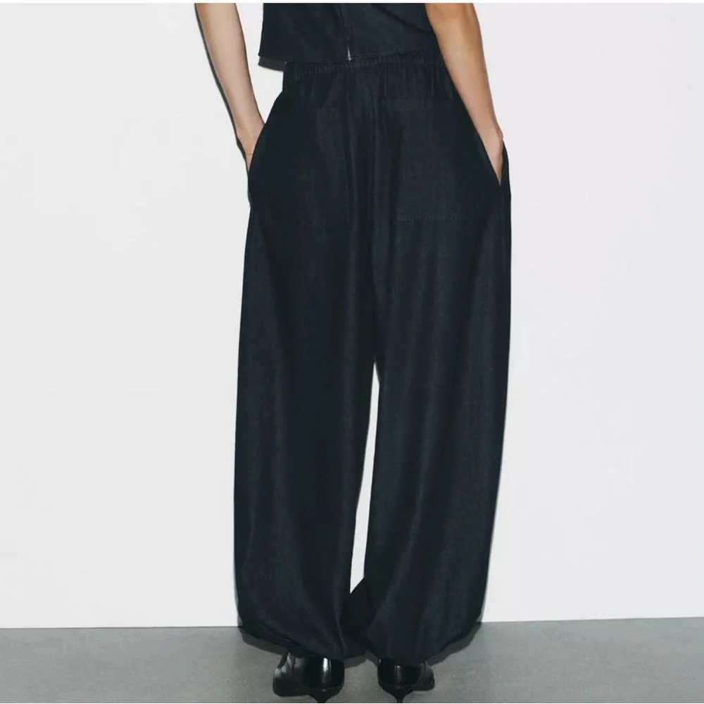 Zara trf wife leg bomhah pants - Picture 2 of 8